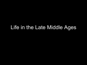 Life in the Late Middle Ages