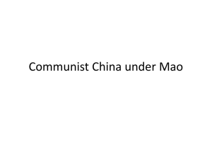 Communist China under Mao