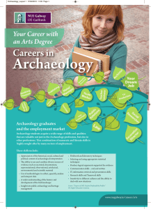 Arc haeology Careers in Your Career with