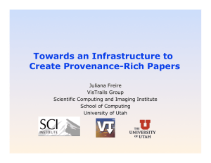 Towards an Infrastructure to Create Provenance-Rich Papers