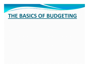10.4 Budget Training Slides