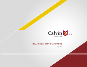 BRAND IDENTITY STANDARDS July 2015