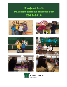 =  Project Link Parent/Student Handbook