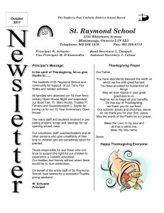 St. Raymond School October 2011