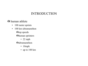 INTRODUCTION  human athlete