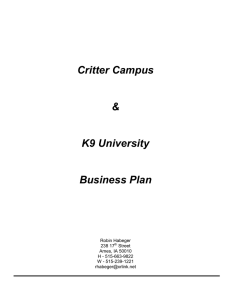 Critter Campus  &amp; K9 University