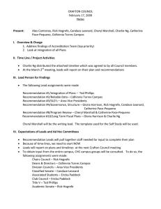 CRAFTON COUNCIL  February 17, 2009  Notes   