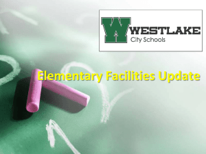 Elementary Facilities Update