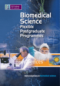 Biomedical Science Flexible Postgraduate