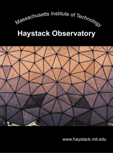 Haystack Observatory M chus Ins