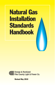 Natural Gas Installation Standards Handbook