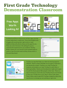 First Grade Technology Demonstration Classroom Free Apps Worth