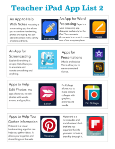 Teacher iPad App List 2 An App for Word Processing