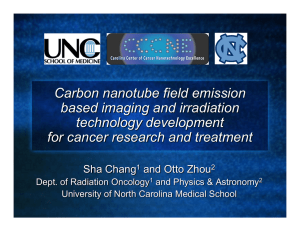 Carbon nanotube field emission based imaging and irradiation technology development