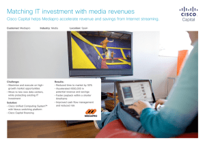 Matching IT investment with media revenues