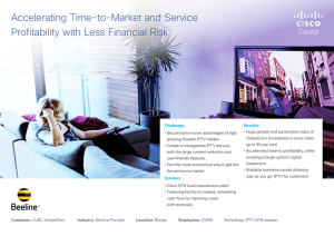Accelerating Time-to-Market and Service Profitability with Less Financial Risk