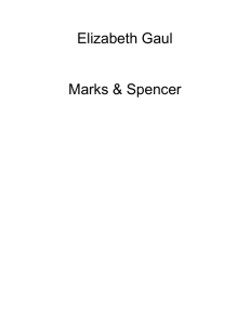 Elizabeth Gaul  Marks &amp; Spencer