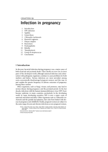 Infection in pregnancy  