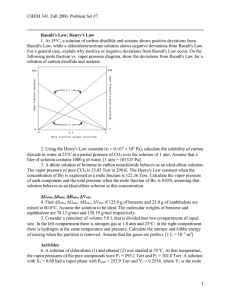 CHEM 341. Fall 2000. Problem Set #7.  1. At 35