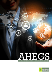 AHECS 2013 GRADUATE RECRUITMENT &amp; EMPLOYABILITY SURVEY