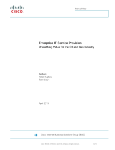 Enterprise IT Service Provision  Authors