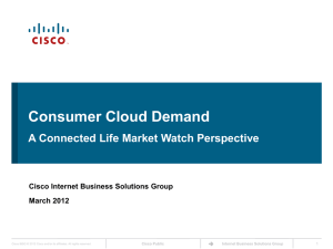 Consumer Cloud Demand A Connected Life Market Watch Perspective March 2012