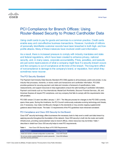 PCI Compliance for Branch Offices: Using