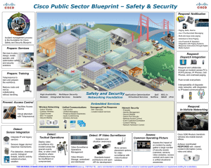 Cisco Public Sector Blueprint – Safety &amp; Security Respond: Notification