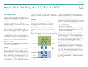 Application Visibility and Control for IPv6 Why Should I Care?