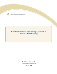 A Software-Defined Networking Approach to Branch Office Routing