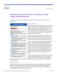 Navaho Partners with Cisco to Capture Virtual Image Storage Market healthcare.
