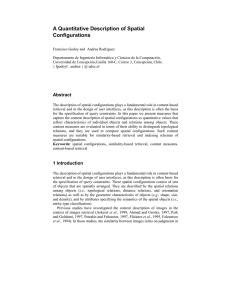 A Quantitative Description of Spatial Configurations