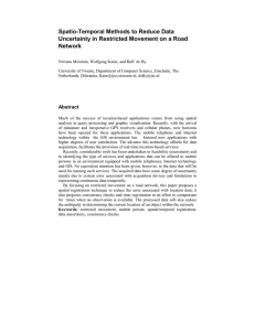 Spatio-Temporal Methods to Reduce Data Network