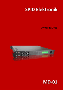 SPID Elektronik MD-01 Driver MD-01
