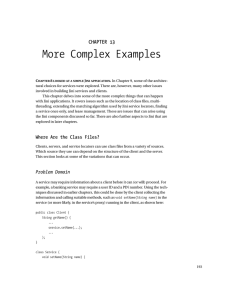 More Complex Examples CHAPTER 13