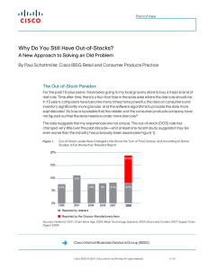 Why Do You Still Have Out-of-Stocks?