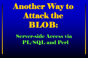 Another Way to Attack the BLOB: Server-side Access via