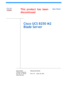 Cisco UCS B250 M2 Blade Server  This product has been