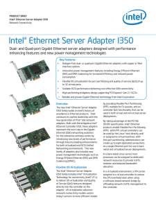 Intel® Ethernet Server Adapter I350