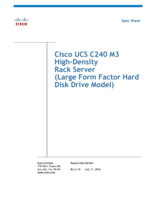 Cisco UCS C240 M3 High-Density Rack Server (Large Form Factor Hard