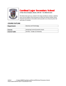 Cardinal Leger Secondary School