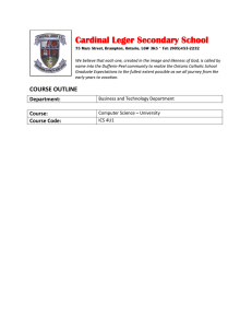 Cardinal Leger Secondary School