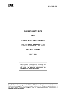 ENGINEERING STANDARD FOR ATMOSPHERIC ABOVE GROUND