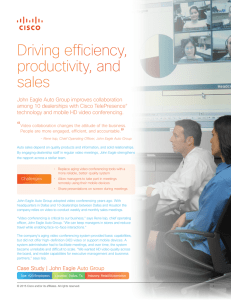Driving efficiency, productivity, and sales