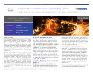 US Signal Adds IaaS to Its Industry-leading Networking Services Case Study