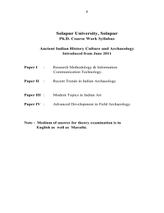 Solapur University, Solapur Ph.D. Course Work Syllabus