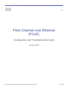 Fibre Channel over Ethernet (FCoE) Configuration and Troubleshooting Guide January 2015