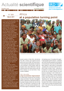 fique scienti Africa at a population turning point