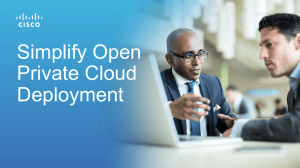 Simplify Open Private Cloud Deployment