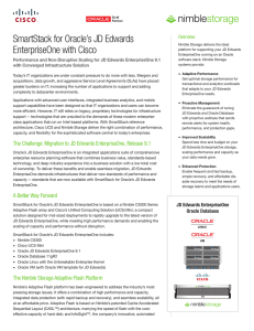 SmartStack for Oracle’s JD Edwards EnterpriseOne with Cisco Overview